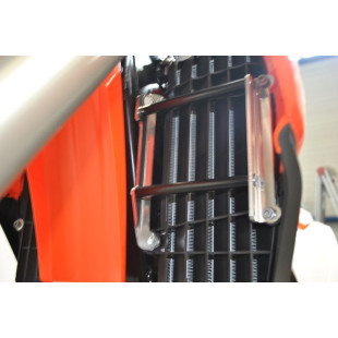 Protections de radiateurs en aluminium avec entretoises noires pour Husqvarna et KTM 2