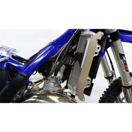 Side view of the radiator braces in aluminum for Sherco SE125