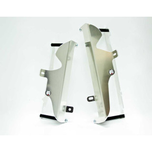 Protections de radiateurs en aluminium avec entretoises noires pour Suzuki RMZ250 2