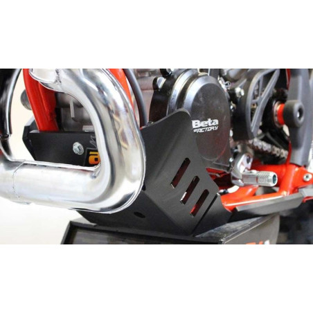 Côté gauche du sabot noir en plastique PEHD avec protection de biellette pour Beta 300Xtrainer