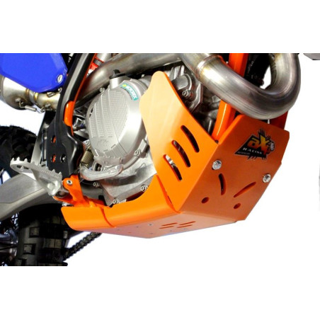 Côté droit du sabot orange en plastique PEHD pour KTM 450EXCF - 500EXCF