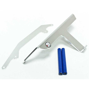 Protections de radiateurs en aluminium avec entretoises bleues pour Yamaha YZ85