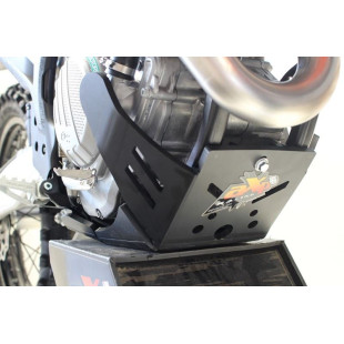 Sabot noir en plastique PEHD avec protection de biellette pour KTM - Husqvarna 250 / 350MX 4T 2