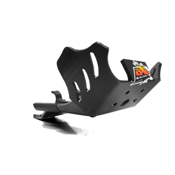 Sabot noir en plastique PEHD avec protection de biellette pour GasGas - KTM - Husqvarna enduro 2T