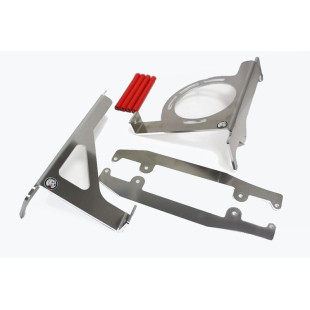 Protections de radiateurs en aluminium avec entretoises rouges pour Beta 250RR - 300RR