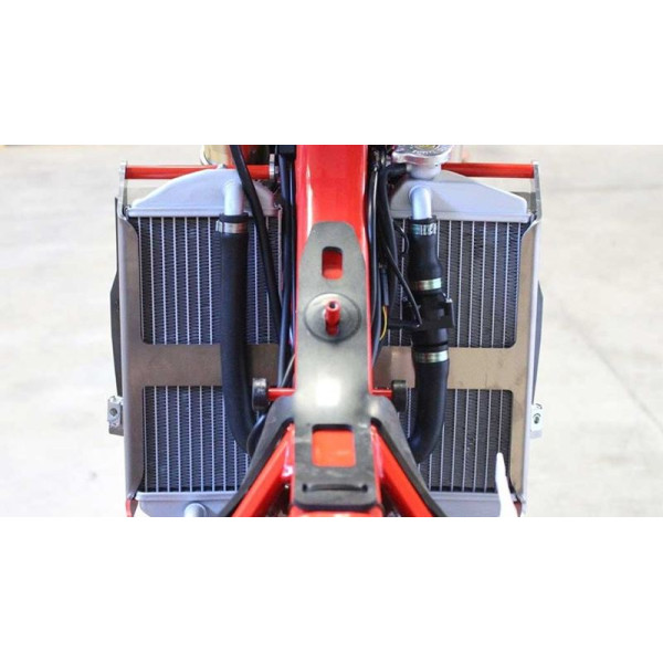 Protections de radiateurs en aluminium avec entretoises rouges pour GasGas EC250 - EC300 - EC300 Ranger