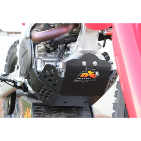 Côté droit du sabot noir en plastique PEHD avec protection de biellette pour Honda CRF450L - CRF450XR