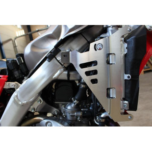 Protections de radiateurs en aluminium avec entretoises rouges pour Honda CRF450L - CRF450XR 2