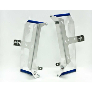 Protections de radiateurs en aluminium avec entretoises bleues pour Yamaha YZ250 - YZ250X 2