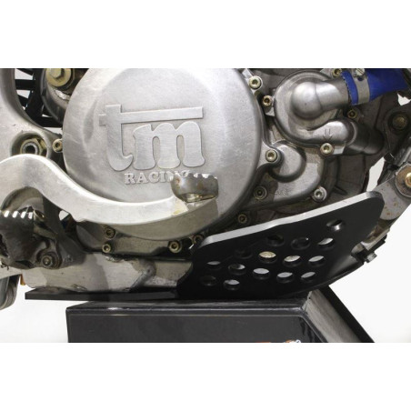 Right side of the HDPE plastic skid plate for TM Racing 250 - 300