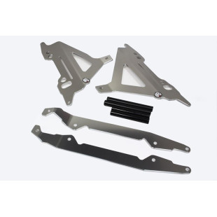 Protections de radiateurs en aluminium avec entretoises noires pour TM Racing 250 - 300EN