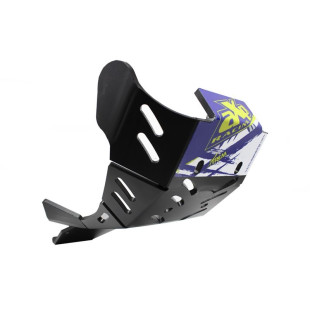 Sabot noir en plastique PEHD avec protection de biellette pour Sherco SER250F - SER300F