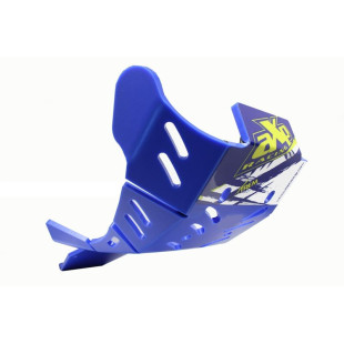 Sabot bleu en plastique PEHD avec protection de biellette pour Sherco SER250F - SER300F