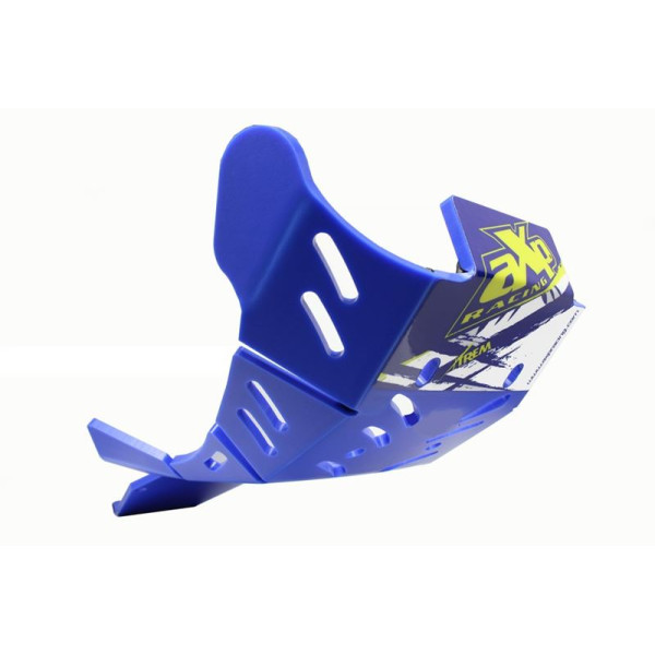 Sabot bleu en plastique PEHD avec protection de biellette pour Sherco SER250F - SER300F