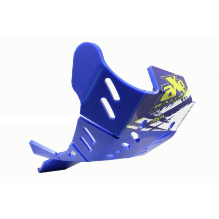 Sabot bleu en plastique PEHD avec protection de biellette pour Sherco SER250F - SER300F