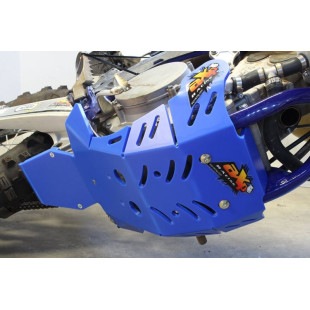Sabot bleu en plastique PEHD avec protection de biellette pour Sherco SER250F - SER300F 2