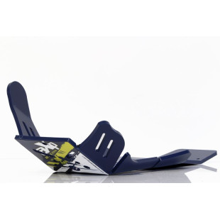 Sabot bleu en plastique PEHD avec protection de biellette pour Husqvarna FC250 - FC350 2
