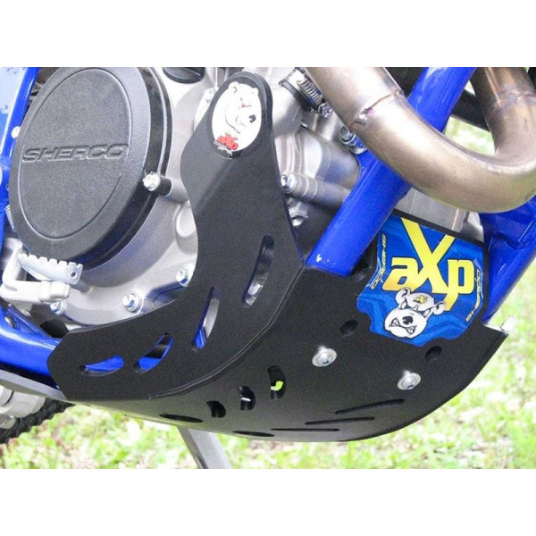 Sabot noir en plastique PEHD 6mm pour Sherco 250SEFR - 300SEFR