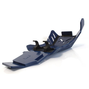 Sabot bleu en plastique PEHD avec protection de biellette pour Husqvarna FE250 - FE350 2