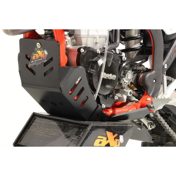 Côté gauche du sabot noir en plastique PEHD avec protection de biellette pour Beta enduro 4T