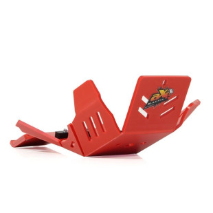 Sabot rouge en plastique PEHD avec protection de biellette pour Beta enduro 4T