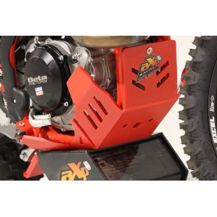 Sabot rouge en plastique PEHD avec protection de biellette pour Beta enduro 4T 2