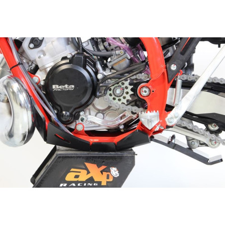 Côté gauche du sabot en plastique PEHD avec protection de biellette pour Beta 125RR - 200RR