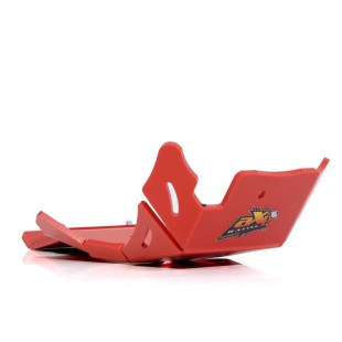 Sabot rouge en plastique PEHD avec protection de biellette pour Beta 125RR - 200RR