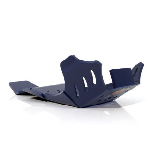 Sabot bleu en plastique PEHD avec protection de biellette pour Husqvarna TE250i - TE300i