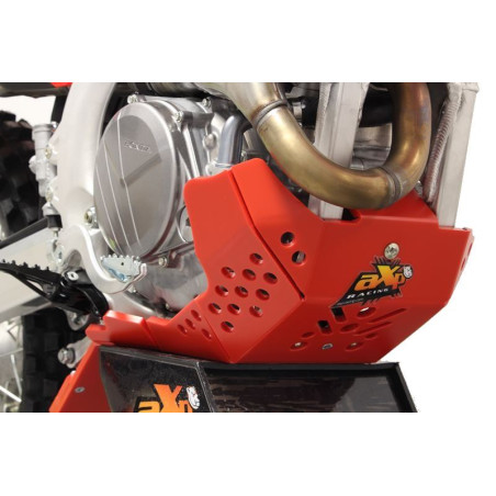Côté droit du sabot rouge en plastique PEHD avec protection de biellette pour Honda CRF450R