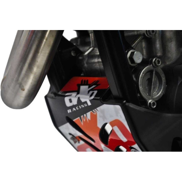 6mm black HDPE plastic skid plate for KTM 250EXCF - 350EXCF