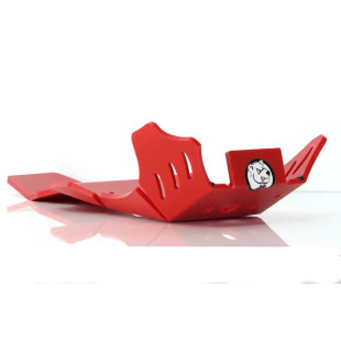 Sabot rouge en plastique PEHD avec protection de biellette pour GasGas EX300