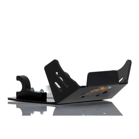 Red skid plate Beta 125RR / 200RR with linkage guard – AXP Racing