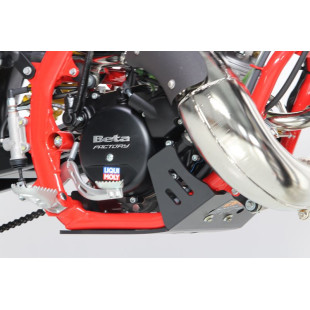 Sabot Beta 125RR / 200RR Rouge avec protection de biellette - AXP Racing 2