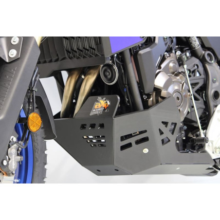 Right side of the black HDPE plastic skid plate for Yamaha Tenere EURO 4