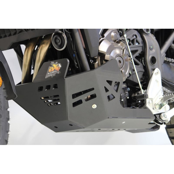Côté gauche du sabot noir en plastique PEHD 8mm pour Yamaha Tenere EURO 4