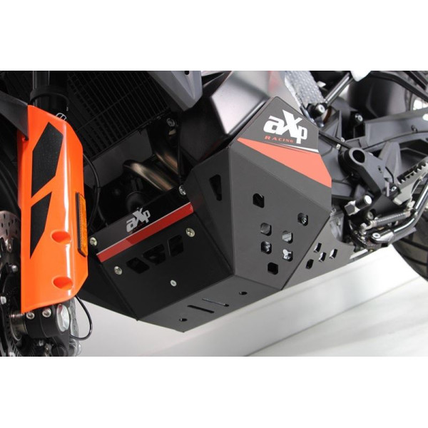 Côté gauche du sabot en plastique PEHD noir 8mm pour KTM 790 - 890 Adventure
