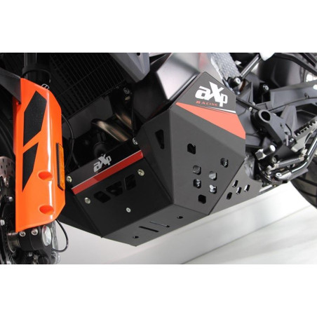 Côté gauche du sabot en plastique PEHD noir 8mm pour KTM 790 - 890 Adventure