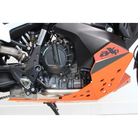 Côté droit du sabot orange en plastique PEHD 8mm pour KTM 790 - 890 Adventure