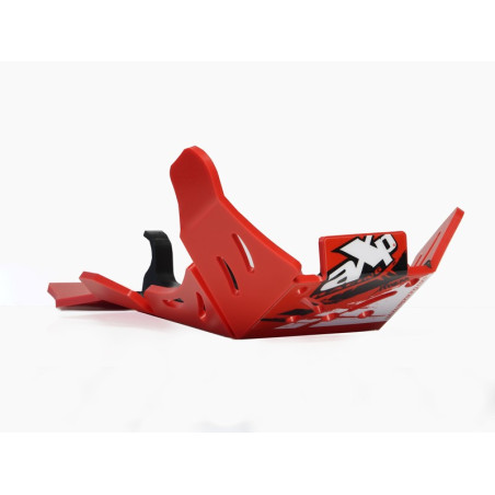 Sabot rouge en plastique PEHD avec protection de biellette pour GasGas EC250F - EC350F