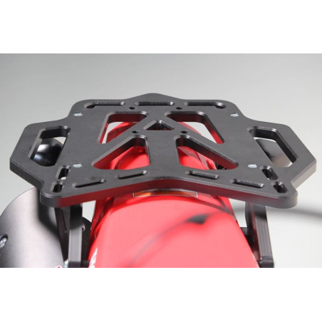 Front view of the HDPE plastic rear rack for Honda CRF300L