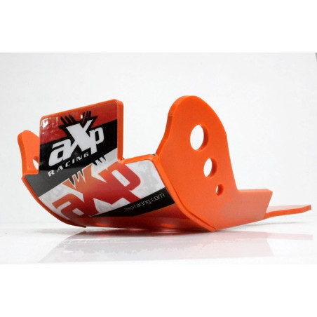 Côté gauche du sabot orange en plastique PEHD 6mm pour KTM 125SX - 150SX