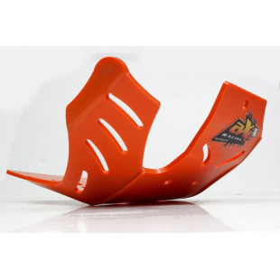 Sabot orange en plastique PEHD 6mm pour KTM 250SX