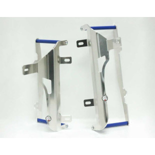 Protections de radiateurs en aluminium avec entretoises bleues pour Yamaha WR450F - YZ450FX 2