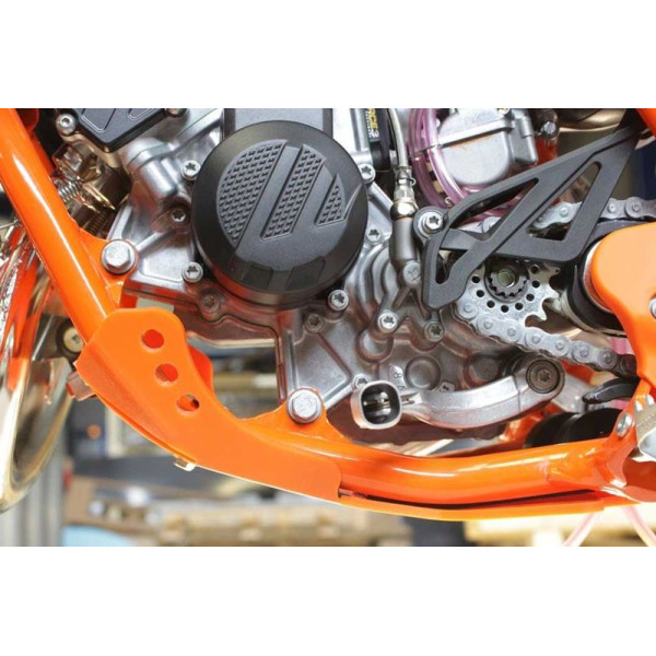 Côté gauche du sabot en plastique PEHD 6mm pour KTM 85SX
