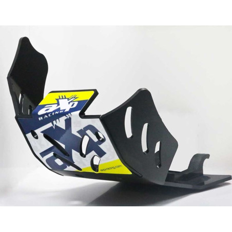 6mm black HDPE plastic skid plate for Husqvarna FE450 - FE501