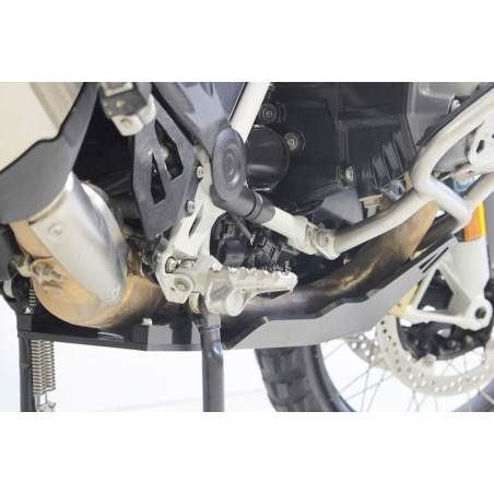 Vue arrière du sabot en plastique PEHD 8mm pour BMW R1250GS