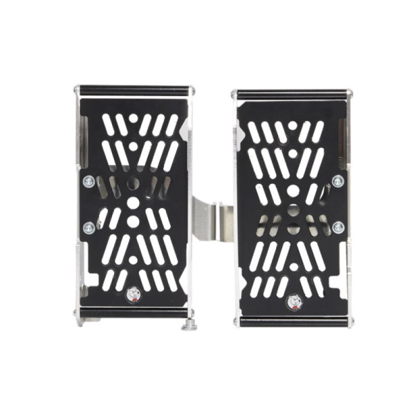 Protections de radiateurs en aluminium avec plaques de protection en plastique PEHD pour Sherco SE250R / SE300R