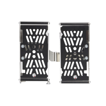 Protections de radiateurs en aluminium avec plaques de protection en plastique PEHD pour Sherco SE250R / SE300R