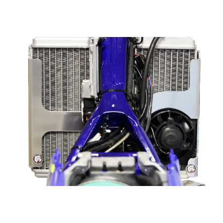 Rear view of the radiator braces in aluminum for Sherco SE250R / SE300R
